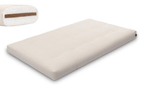 Matrace 120x200 přírodní s kokosem - Futon Pascall Medium Coco Ecru