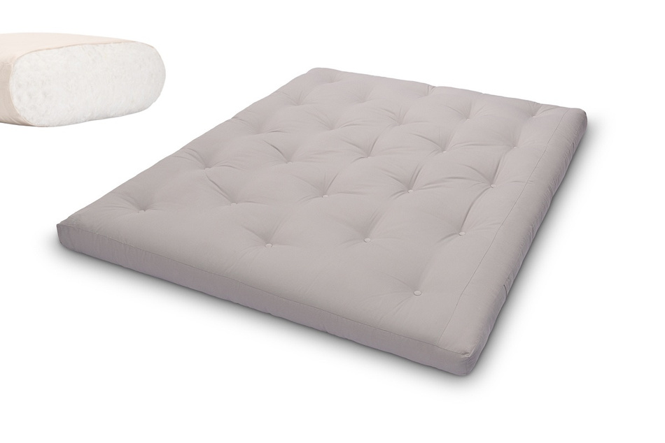 Matrace 160x200 přírodní - Futon Pascall Slim Natural Grey