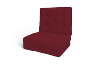 Skládací matrace 90x200 - Futon Pascall Flex Natural Maroon