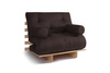 Rozkládací pohovka 90x200 - Slim Exclusive Classic - Pascall Futon Brown