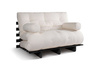 Rozkládací pohovka 120x200 - Slim Exclusive Black - Pascall Futon Ecru