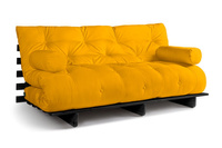 Rozkládací pohovka 180x200 - Slim Basic Black - Pascall Futon Honey