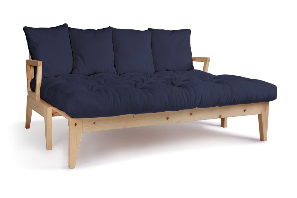 Rozkládací pohovka 200 cm - Sakura - Pascall Futon Námořnická modrá