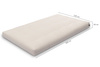 Matrace 120x200 přírodní s latexem - Futon Pascall Medium Latex Ecru