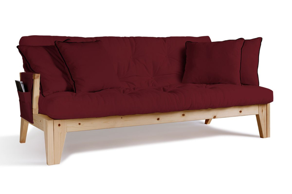 Rozkládací pohovka 200 cm - Sakura - Pascall Futon Maroon