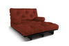 Rozkládací pohovka 120x200 - Slim Basic Black - Pascall Futon Zdění