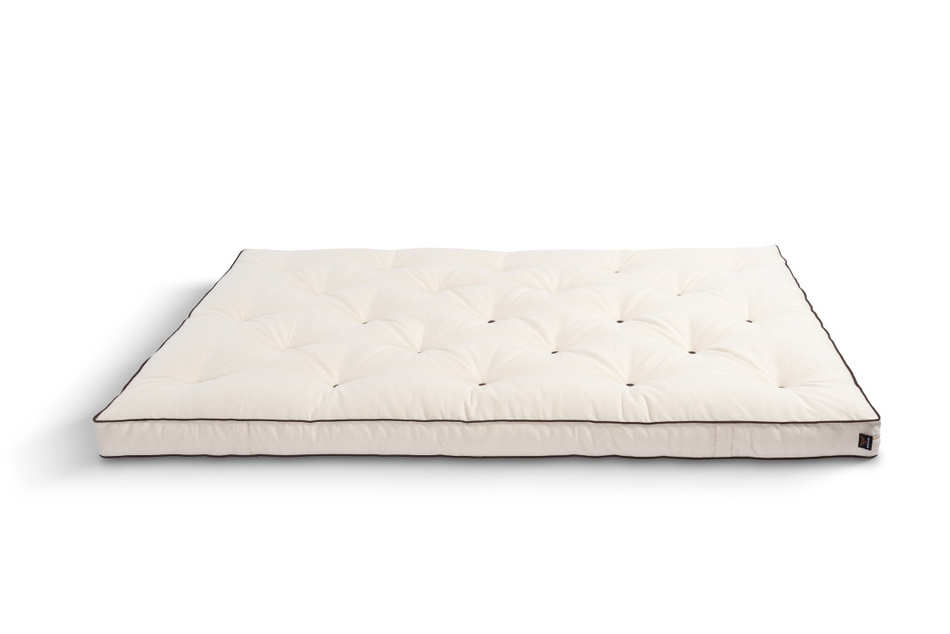 Matrace 140x200 přírodní s latexem - Futon Pascall Slim Latex Kedro Ecru