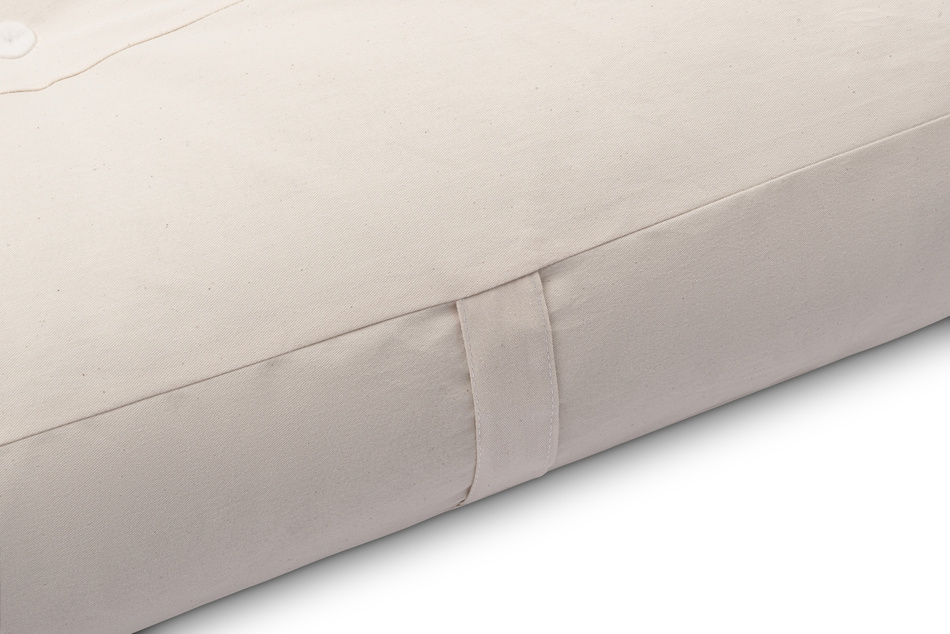 Matrace 180x200 přírodní s vlnou, latexem a 2x kokosem - Futon Pascall Comfort Wool Hard Ecru