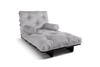 Rozkládací pohovka 90x200 - Slim Comfort Black - Pascall Futon Popel holubice
