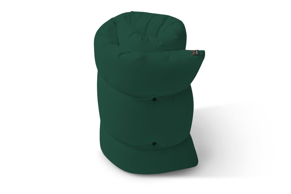 Futon Pascall Travel Natural - Matrace 120x200 Bottle Green - přírodní