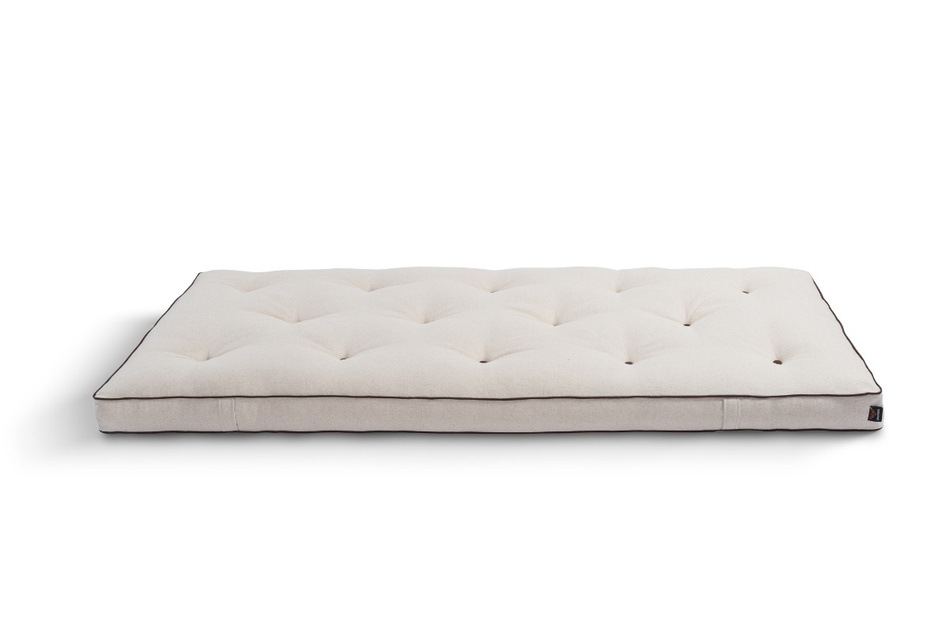 Matrace 90x200 přírodní s latexem - Futon Pascall Slim Duo Latex Kedro Povlečení