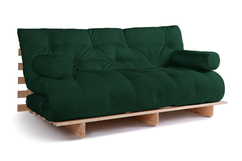 Rozkládací pohovka 180x200 - Slim Basic Classic - Pascall Futon Bottle Green