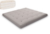Matrace 200x200 přírodní s latexem - Futon Pascall Comfort Trio Latex Wool Grey