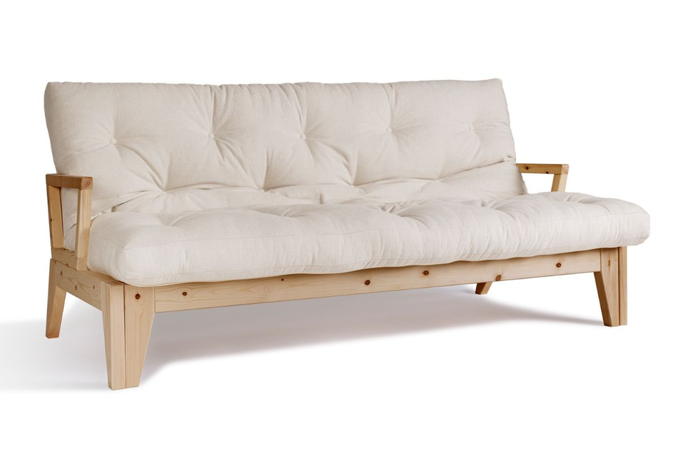 Rozkládací pohovka 200 cm - Sakura - Pascall Futon Len