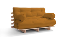 Zahradní pohovka 140x200 rozkládací - Freedom Classic - Pascall Futon Mostaza