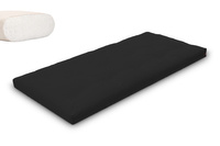Matrace 90x200 přírodní - Futon Pascall Slim Natural Černá