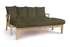 Rozkládací pohovka 200 cm - Sakura - Pascall Futon Khaki