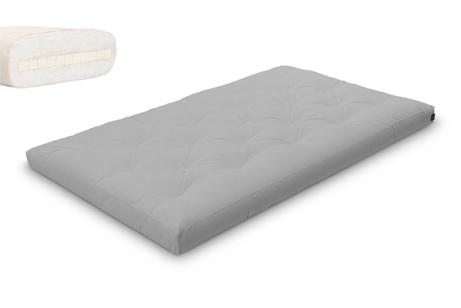Matrace 120x200 přírodní s latexem - Futon Pascall Slim Latex Dove Ash