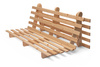 Rozkládací pohovka 180x200 - Slim Comfort Classic - Pascall Futon Popel holubice