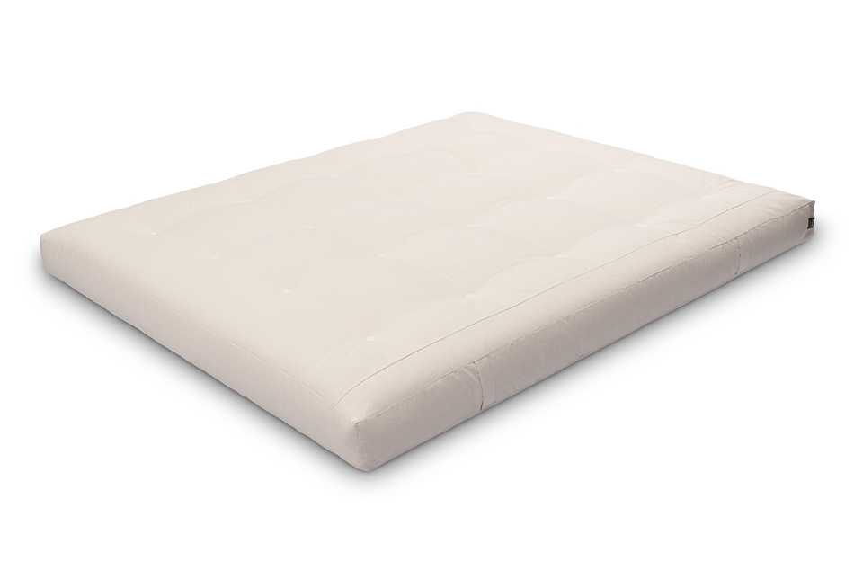 Matrace 160x200 přírodní s latexem - Futon Pascall Medium Duo Latex Ecru