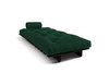 Rozkládací pohovka 90x200 - Slim Comfort Black - Pascall Futon Bottle Green