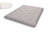 Matrace 160x200 přírodní - Futon Pascall Slim Natural Grey