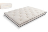 Matrace 200x200 přírodní s latexem - Futon Pascall Slim Latex Kedro Povlečení