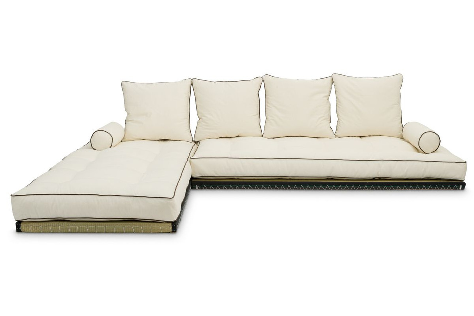 Pohovka Tatami Medium Coco Kedro 80x200 - Pascall Futon Ecru