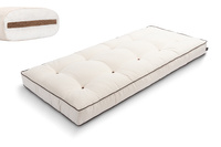 Matrace 90x200 přírodní s kokosem - Futon Pascall Medium Coco Kedro Ecru