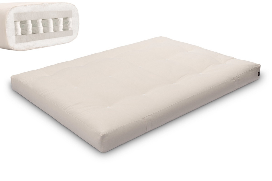 Matrace 140x200 - Futon Hybrid Pocket H3 - Pascall Ecru