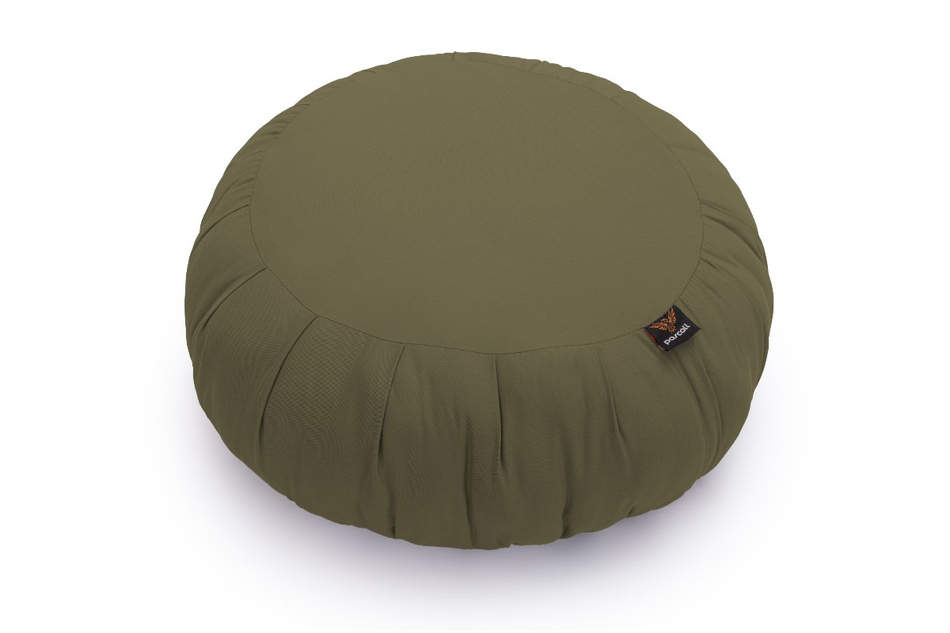 Meditační polštář Zafu - 25x50cm - Pascall Khaki