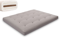 Matrace 160x200 přírodní s kokosem a 2x latexem - Futon Pascall Comfort Relax Grey