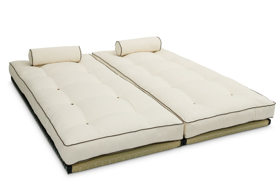 Pohovka Tatami Medium Coco Kedro 80x200 - Pascall Futon Ecru