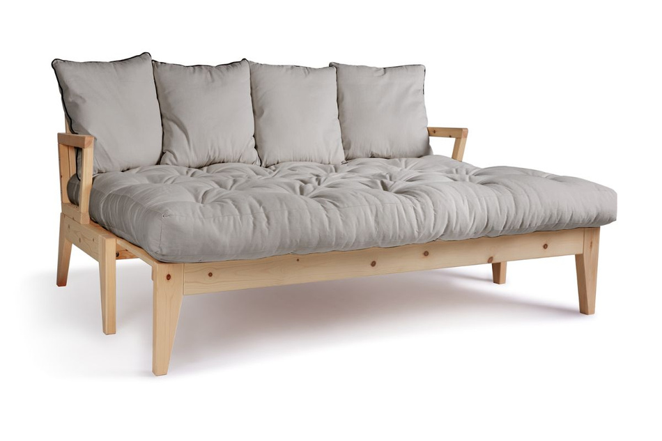 Rozkládací pohovka 200 cm - Sakura - Pascall Futon Dove Ash