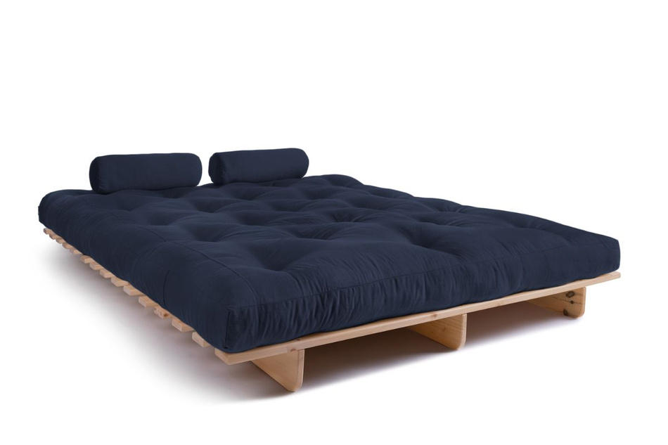 Rozkládací pohovka 160x200 - Slim Basic Classic - Pascall Futon Námořnická modrá