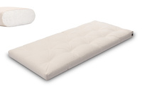 Matrace 90x200 přírodní - Futon Pascall Slim Natural Ecru