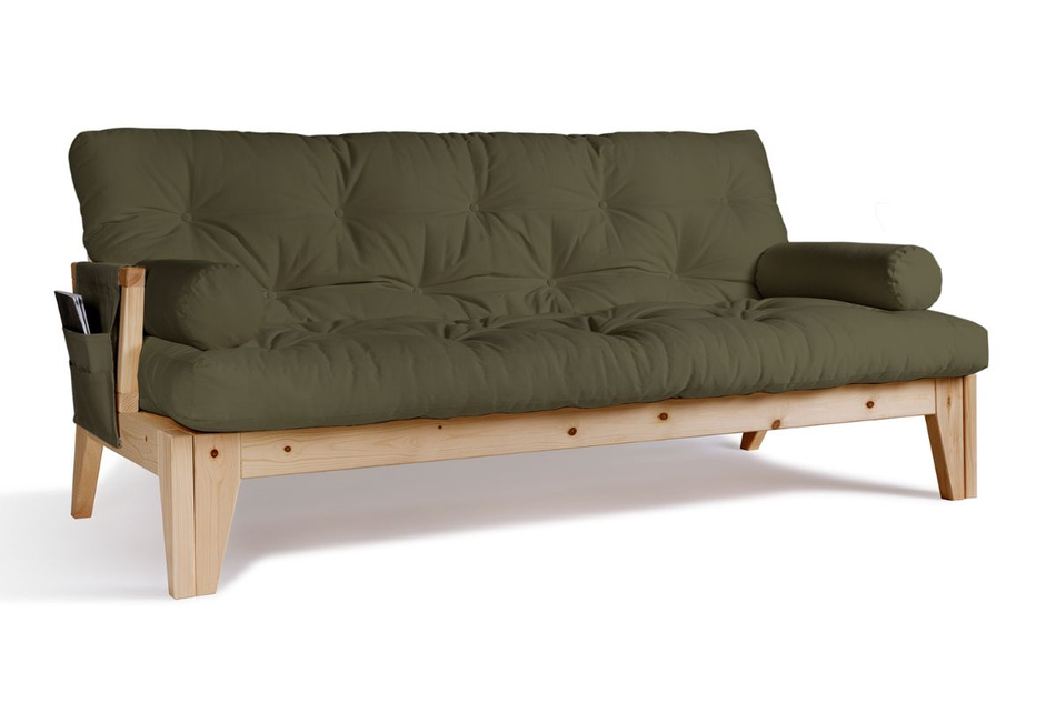 Rozkládací pohovka 200 cm - Sakura - Pascall Futon Khaki