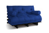 Rozkládací pohovka 140x200 - Slim Basic Black - Pascall Futon Prairie