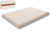 Matrace 140x200 přírodní s vlnou, kokosem a 2x latexem - Futon Pascall Comfort Wool Ecru
