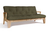 Rozkládací pohovka 200 cm - Sakura - Pascall Futon Khaki