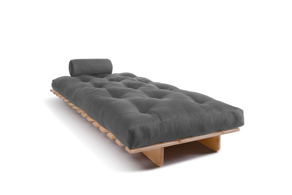 Rozkládací pohovka 90x200 - Slim Exclusive Classic - Pascall Futon Grey