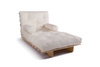 Rozkládací pohovka 90x200 - Slim Exclusive Classic - Pascall Futon Ecru