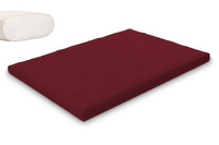 Matrace 140x200 přírodní - Futon Pascall Slim Natural Maroon