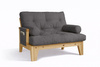 Křeslo Sakura - Pascall Futon Grey