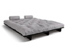 Rozkládací pohovka 180x200 - Slim Basic Black - Pascall Futon Popel holubice