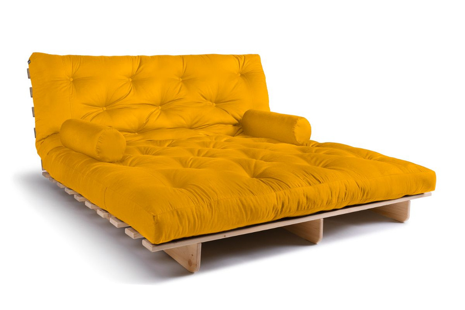 Rozkládací pohovka 180x200 - Slim Comfort Classic - Pascall Futon Honey
