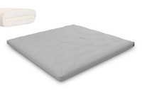 Matrace 200x200 přírodní s latexem - Futon Pascall Slim Latex Dove Ash