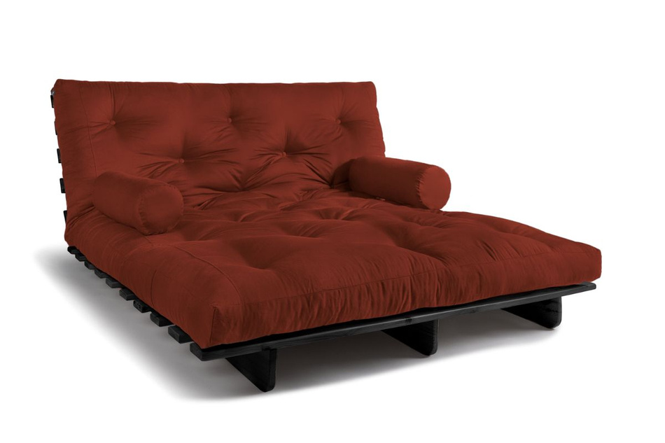 Rozkládací pohovka 160x200 - Slim Comfort Black - Pascall Futon Zednické práce