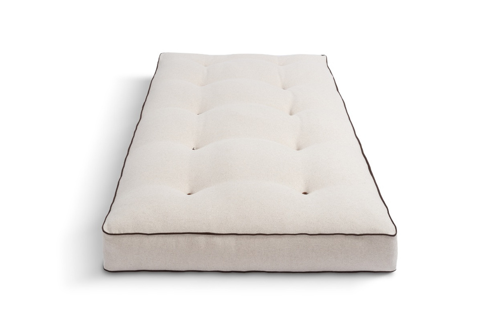 Matrace 90x200 přírodní s kokosem - Futon Pascall Medium Coco Kedro Povlečení