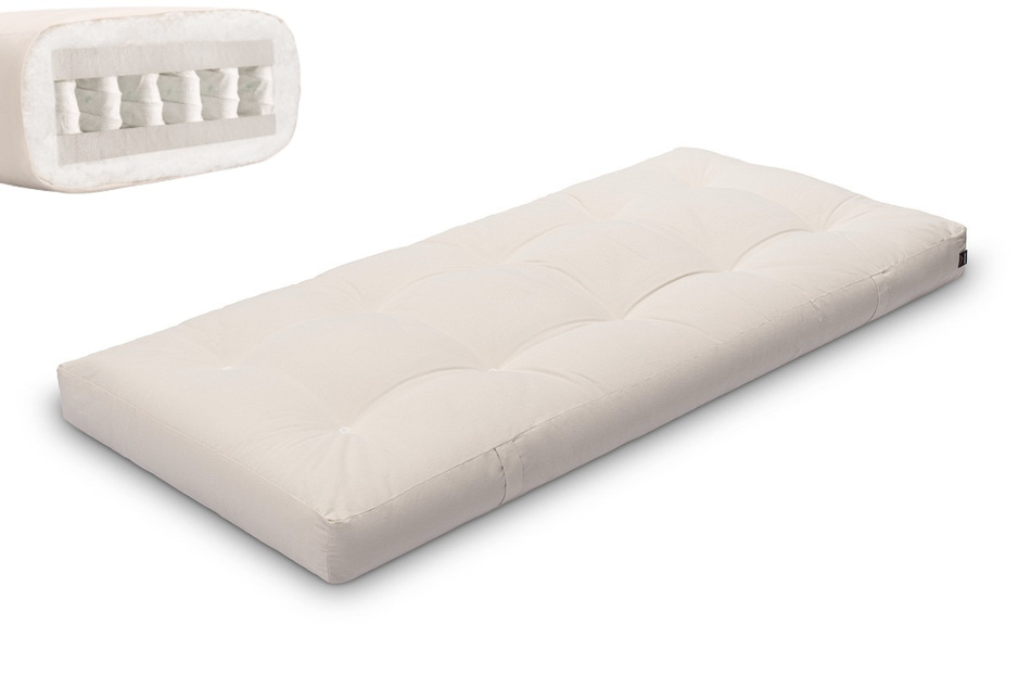 Matrace 90x200 - Futon Hybrid Pocket H3 - Pascall Ecru